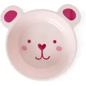 Rice karhunmuotoinen melamiinikulho 50 cl Pinkki
