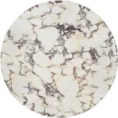 AUDO CPH , Androgyne-pöytälevy, marmori, Calacatta, viola - Ø65 cm