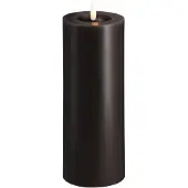 Moods & More LED pillar candle - Melted Charcoal 74x200 mm