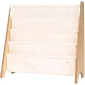 3 Sprouts Book Rack, Cream - Cream - ONE SIZE