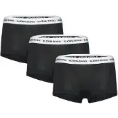 Björn Borg Cotton Stretch Logo Boxer Shorts 3P - Black - 134-140