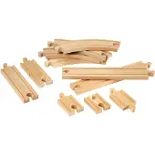 BRIO 33401 Skinnesæt, 11 Dele - Brown - ONE SIZE