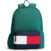 Tommy Hilfiger Reppu 'Essential' laivastonsininen / smaragdi / kirsikanpunainen / valkoinen