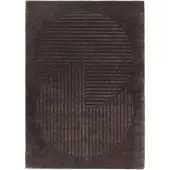 NJRD Levels Circles villamatto Ruskea, 200x300 cm