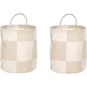 OYOY Chess säilytyskorit small 2-pack. Clay-offwhite