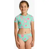 Roxy Tropicool Crop Lycra Set - Green - 152
