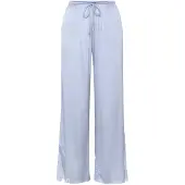 Gina Tricot Satin Loungewear Trousers - Blue - M