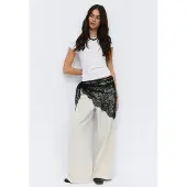 Gina Tricot Lace Hip Scarf - Black - ONE SIZE