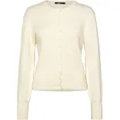 Gina Tricot Knitted Cardigan - Cream - S