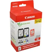 Canon Multipack PG-575XL + CL-576XL + 50arkkia valokuvapaperi