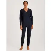 Calida Elegant Dreams Pyjamas - Blue - L
