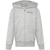 Champion Full Zip Hoodie Sweatshirt - Grey - 162-167