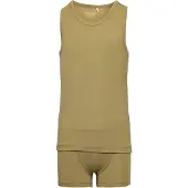 Minymo Underwear Set - Khaki green - 134