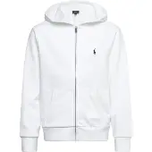 Ralph Lauren French Terry Full-Zip Hoodie - White - 163-174