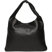 Gina Tricot Braided Large Bag - Black - ONE SIZE