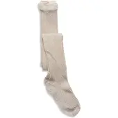 Mp Denmark Celosia Glitter Tights - Beige - 56/62