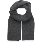 Gina Tricot Soft Knitted Scarf - Grey - ONE SIZE