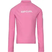 Rip Curl Classic Surf Ls Rashvest-Girl - Pink - 8