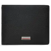 Tommy Hilfiger Kukkaro 'Signature Plaque Bifold' musta