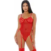 Erotic Treasure Make it Ring -body, punainen, S