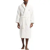 Ralph Lauren Bci Cotton/Terry-Lng-Rbe - White - XXL/XXXL