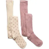 Minymo Sukkahousut - 2 kpl - Light Rose - - 68/74 - Sukkahousut
