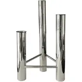 Kay bojesen Vista Vase Og Lysestage - Silver - H:25.5CM