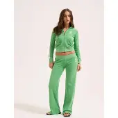 Juicy Couture Applique Terry Hoodie - Green - XXS