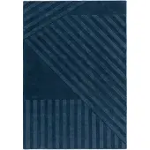 NJRD Levels Stripes villamatto Sininen, 200x300 cm