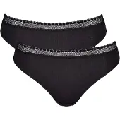 Sloggi Go Ribbed R Tai C2P - Black - S