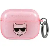 Karl Lagerfeld case for APPLE Airpods 3 KLA3UCHGP pink + glitter ()