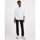 French Connection Rhodes Poplin Ss Popover - White - S