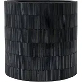 House Doctor Tealight Holder, Gara, Black - Black - 16X15.5CM