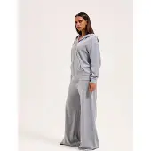 Juicy Couture Yuka Wide Leg Mid Rise - Grey - XXS