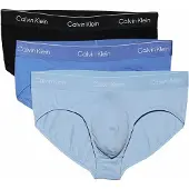 Calvin Klein Hip Brief 3Pk - Blue - XS