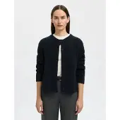 Selected Slwlulu New Ls Knit Cardigan Noos - Navy - XXL