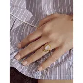 Maanesten Siren Ring - Gold - 59