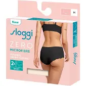 Sloggi Zero Microfibre 2.0 Short 2P - Cream - XS