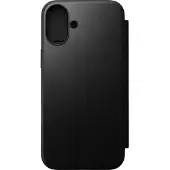 Nomad Modern Leather Folio w/MagSafe iPhone 16 Plus - Black