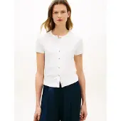 Tommy Hilfiger Neuletakki valkoinen
