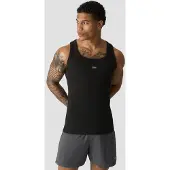 ICANIWILL Grit Ribbed Tank Black