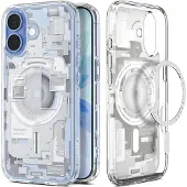 Spigen Ultra Hybrid (MagFit) Zero One, Suojus, Apple, iPhone 17, 16 cm (6.3"), Valkoinen