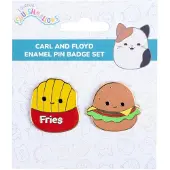 Squishmallows Fizz - Carl & Floyd Pin Badges x 2 CDU (350154)