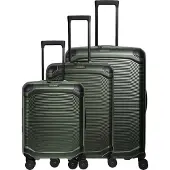 Travelite Millennium 4-pyöräinen Matkalaukkusetti 3-osainen Laajennettava Vihreä