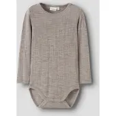 Name it Nmmwang Wool Needle Ls Body Solid - Grey - 98