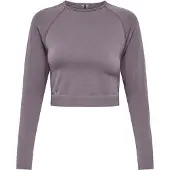 Only Play Onpjiji Seam Ls Top - Purple - L