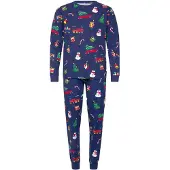 Happy Seasons Christmas Toys Pyjamas - Navy - M