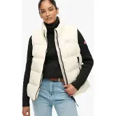 Superdry Sports Puffer Gilet - Cream - S