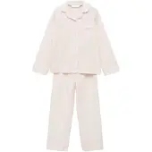 Mango Striped Long Pyjamas - Pink - 5-6