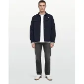 K-way for man. K2136JW Umbert Plain Warm navy jacket (XL), Casual, Recycled Polister